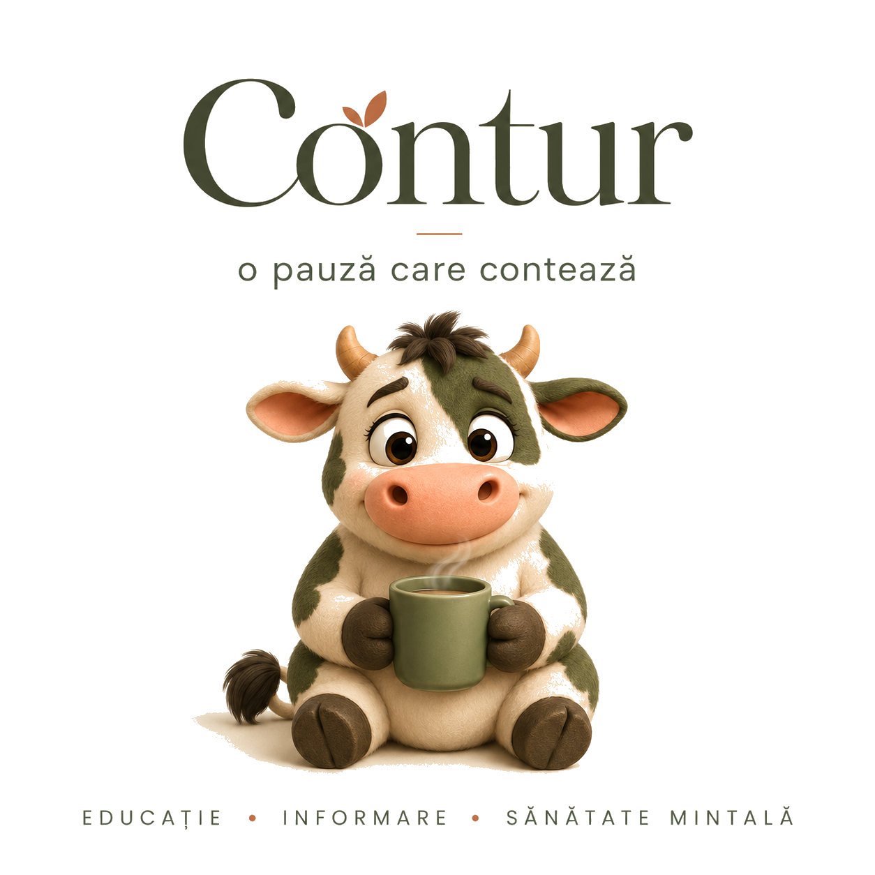 Mascotele Contur într-o scenă caldă și relaxată